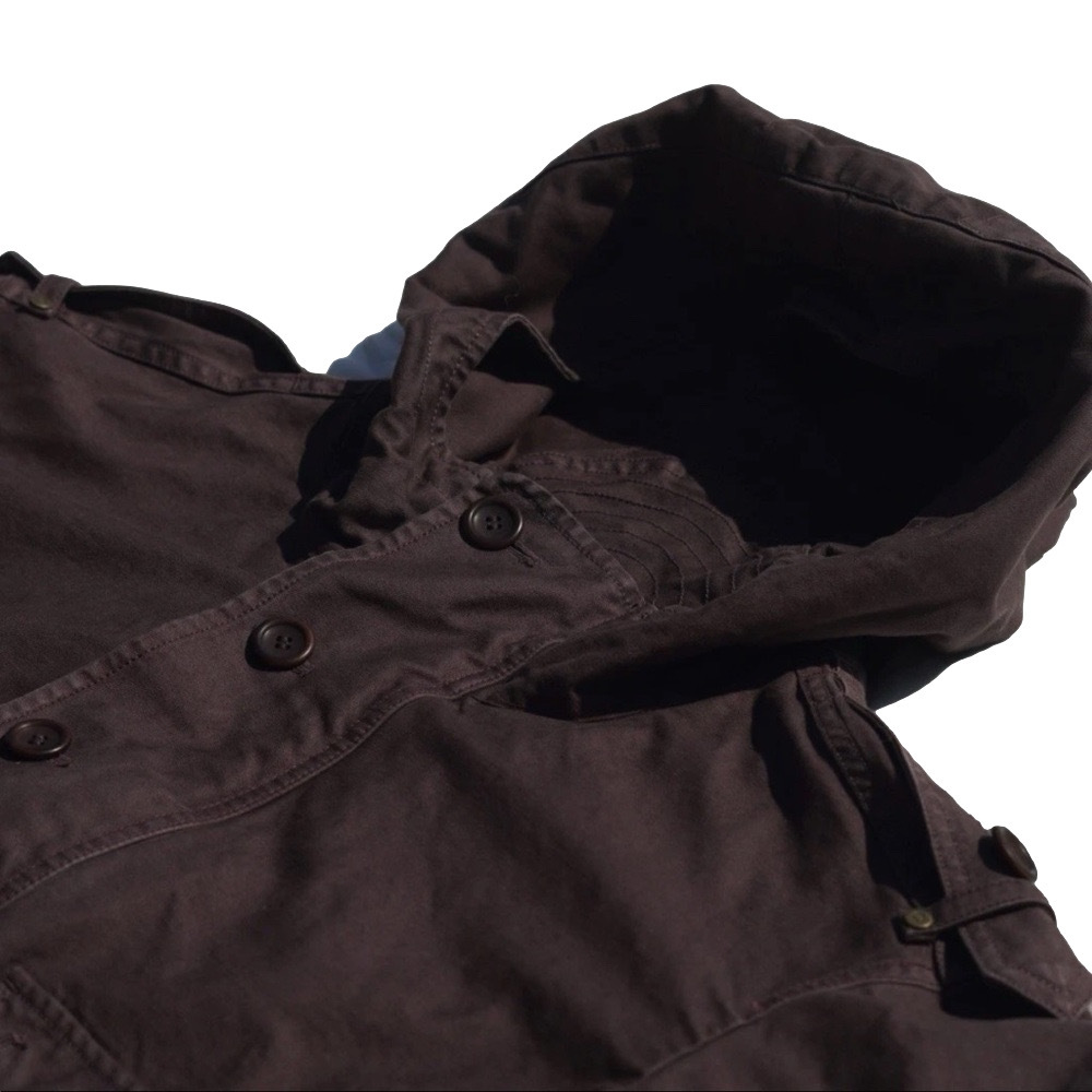 New Rowan Finnian Hooded Utility Jacket - Mountain Ridge Brown - M - Picture 6 of 17